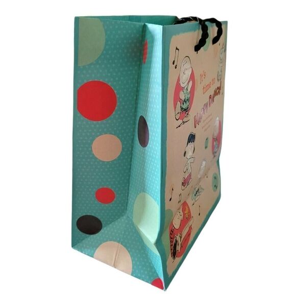 Peanuts Specialty Medium Gift Bag "Its Time To Happy Dance" Dayspring Giftbag - Picture 4 of 6
